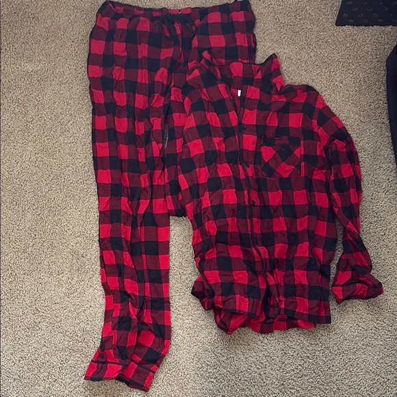 Wondershop Pajamas Wondershop Red And Black Pajama Set Buffalo